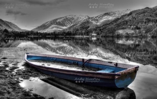 Blue Boat in the Lake District