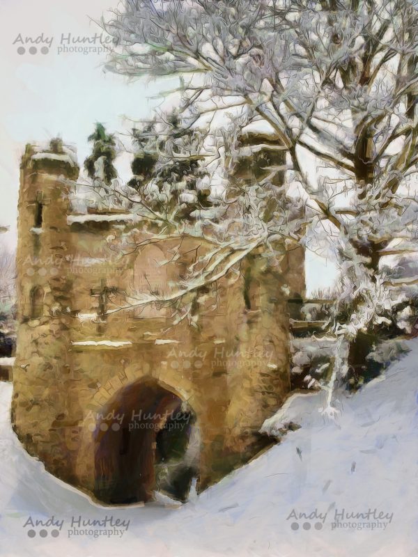 Reigate Castle in Winter