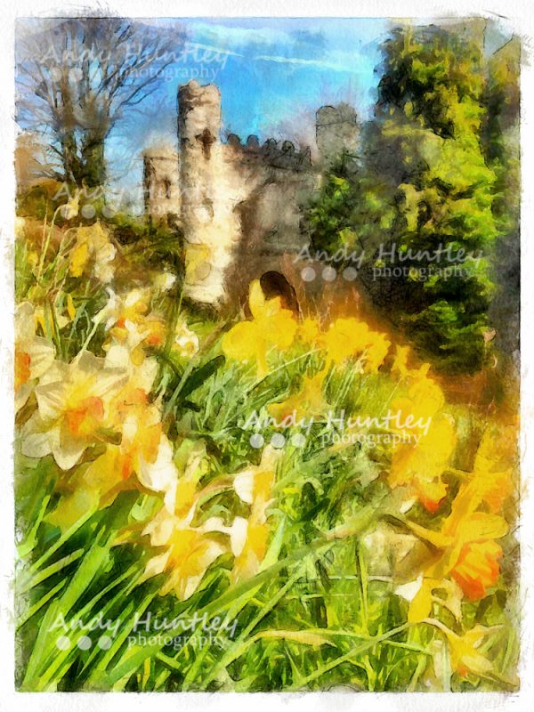 Reigate Castle in Springtime